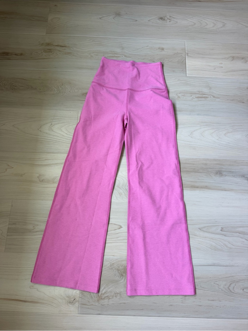 Beyond Yoga Pink Cropped Wide-Leg High-Rise Yoga Pants XS